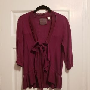 Anthropologie Guinevere Snowmelt Cardigan